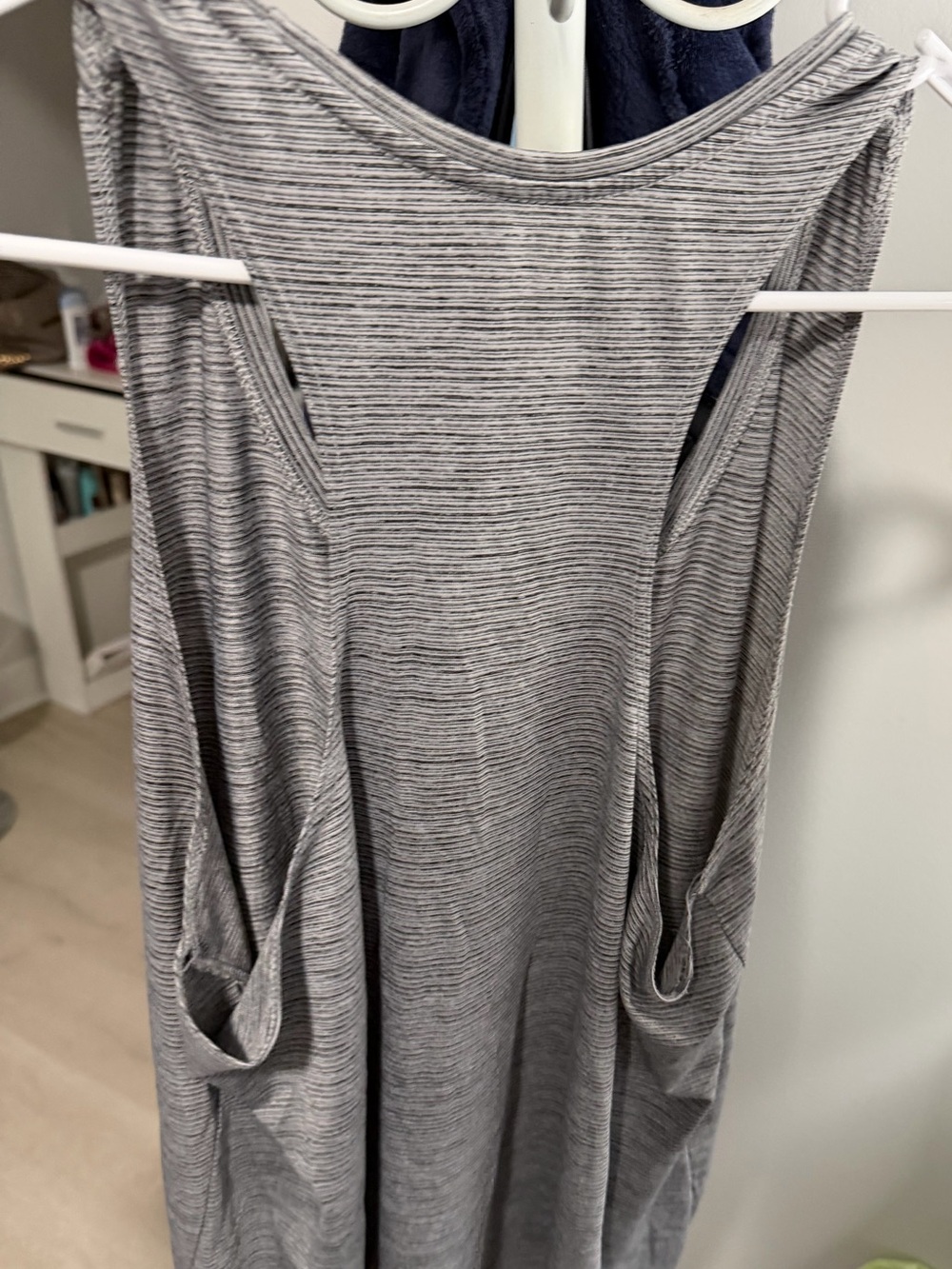 Avenue Gray Heather Athletic Tank - Picture 2 of 3